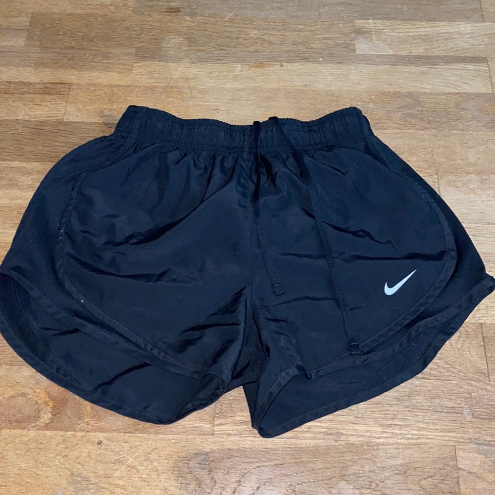 black nike shorts